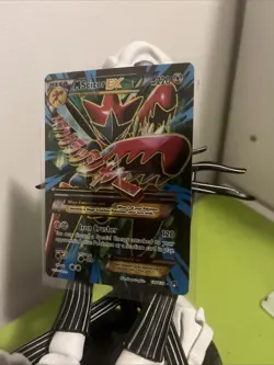 Pokemon M Scizor EX 120/122 Breakpoint Full Art Ultra Rare 2016 XY - Image 3