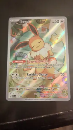 Pokemon TCG Eevee 173 Sv: Scarlet & Violet Black Star Promo Holo - Image 1