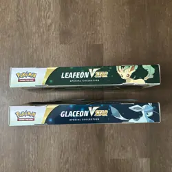 Pokemon TCG: Pokemon Center Glaceon And Leafeon V Star Special Collection Boxes - Image 4