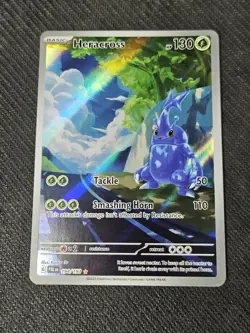 Heracross 194/193 Sv02: Paldea Evolved Illustration Rare Holo Pokemon TCG Lp - Image 1