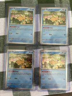 SET OF 4 Psyduck 007 Black Star Promo Mega Evolution Pokemon TCG (1) - Image 1