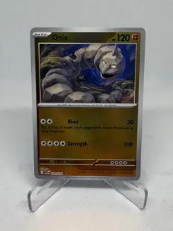 2025 Pokemon Mega Evolution ONIX REVERSE HOLO NM 070/132 - Image 1