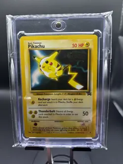 Pokemon Pikachu Card WB Movie Promo, WOTC Stamped - Image 1