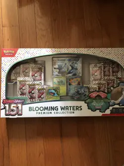 Pokemon Scarlet Violet 151 Blooming Waters Premium Boxes Pack of 2 SHIP ASAP - Image 1