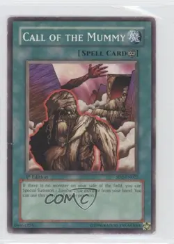 Call of the Mummy 1st Ed. YuGiOh Zombie Madness Structure Deck #SD2-EN022 READ - Image 1