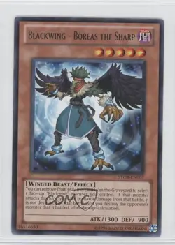 Blackwing - Boreas the Sharp Unlimited YuGiOh Storm of Ragnarok #STOR-EN007 - Image 1