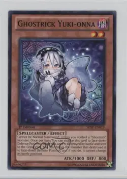 Ghostrick Yuki-onna 1st Ed. YuGiOh Shadow Specters #SHSP-EN019 - Image 1