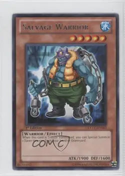Salvage Warrior 1st Ed. YuGiOh Extreme Victory #EXVC-EN003 - Image 1