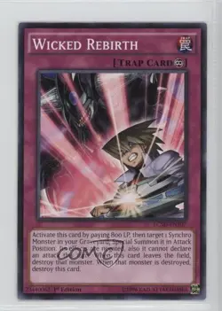 Wicked Rebirth 1st Ed. YuGiOh Legendary Collection 5Ds Mega-Pack #LC5D-EN107 - Image 1