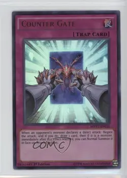 Counter Gate 1st Ed. YuGiOh The Dark Side of Dimensions Movie Pack #MVP1-EN010 - Image 1