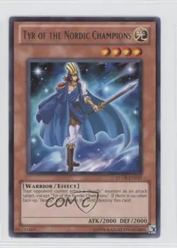 Tyr of the Nordic Champions Unlimited YuGiOh Storm Ragnarok #STOR-EN019 - Image 1