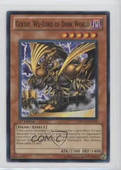 Goldd Wu-Lord of Dark World 1st Ed. YuGiOh Gates the Underworld Structure Deck - Image 1