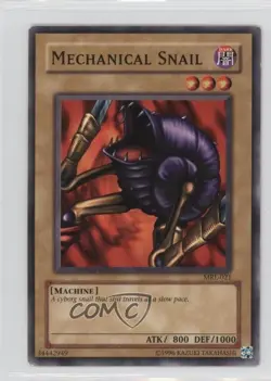 Mechanical Snail Unlimited YuGiOh Magic Ruler Booster #MRL-021 2002 READ - Image 1