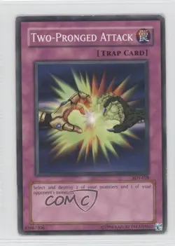 Two-Pronged Attack Unlimited YuGiOh Starter Deck Yugi #SDY-028 2002 READ - Image 1