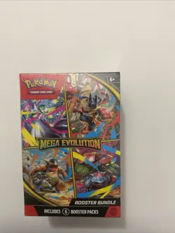 Pokemon TCG Mega Evolution Booster Bundle Box Trading Card NEW SEALED! In Hand - Image 1