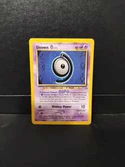 Pokemon Card Unown D Neo Discovery Expansion 47 - Image 1