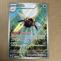 Ninjask 137/132 Illustration Rare Mega Evolution NM English Pokemon card - Image 1