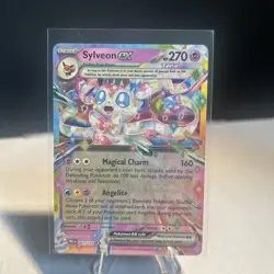 Pokemon TCG Sylveon EX Prismatic Evolutions Double Rare Holo Card 41/131 - Image 1