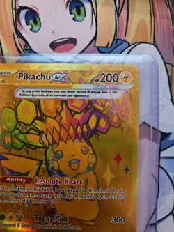 Pokemon TCG Pikachu EX Hyper Rare Card 179/131 Prismatic Evolutions NM - Image 3