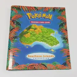 2001 Vintage Pokemon Southern Islands Collection Binder NO CARDS BINDER ONLY - Image 1