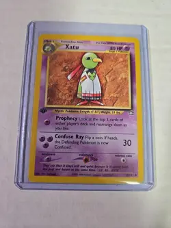 Xatu 1st Edition 52/111 Neo Genesis Pokemon TCG Card 2000 WotC Vintage - Image 1
