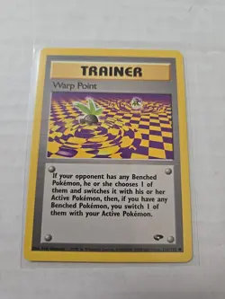 Pokemon Gym Challenge Warp Point #126/132 Nintendo Vintage Card WOTC TCG - Image 1