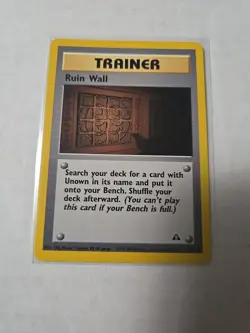Pokemon Trading Card - Neo Discovery: Ruin Wall 74/75 - Image 1
