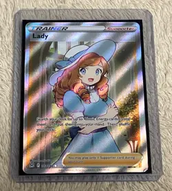 Lot of 2 Pokemon Lost Origin Lady 193/196 Full Art Holo Cards - Image 2