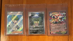 Lot of 3 Pokemon Mega Evolutions RR/IR/UR Cards #22, #135, #176 - Image 1