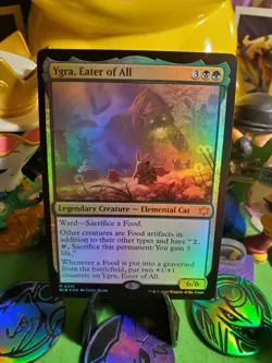 Magic the Gathering Ygra, Eater Of All Bloomburrow Foil #241 NM/M MTG Holo Card - Image 1