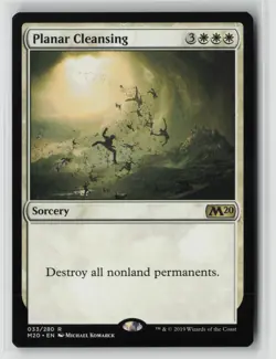 MTG- Planar Cleansing #33 Rare , Core Set 2020, Near Mint or Better - Image 1
