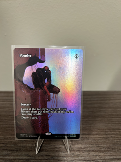 MTG Marvel's Spider-Man PONDER Foil Borderless Mythic #0013 - Image 1