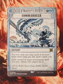 Commandeer Outlaws of Thunder Junction: Breaking News Magic Gathering MTG OTP - Image 1