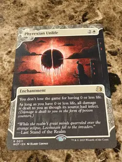 PHYREXIAN UNLIFE Magic the Gathering MTG Wilds of Eldraine Showcase - Image 1