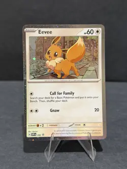 Pokemon TCG Destined Rivals - Eevee SVP 200 Checklane Blister Promo Double Swirl - Image 1
