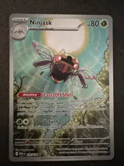137/132 Ninjask - ME01 Mega Evolution - Illustration Rare NM Pokemon - Image 1