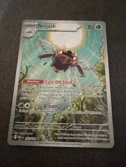 137/132 Ninjask - ME01 Mega Evolution - Illustration Rare NM Pokemon - Image 2