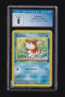 1999 Pokemon 1st Edition Goldeen 53/64 CGC 8 - Image 1