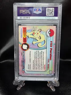 2000 Topps Chrome Pokemon Persian #53 PSA 10 GEM MINT - Image 3