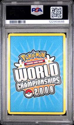 2008 POKEMON WORLD CHAMPIONSHIPS PROMO EMPOTECH #101 MEW-GOLD STAR PSA 2 - Image 2