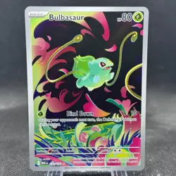 Bulbasaur 133/132 Pokemon Mega Evolution Illustration Rare Non-Stamped - Image 1
