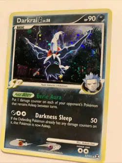 Pokemon Darkrai G LV. 58 Reverse Holo Rare Rising Rivals 3/111 - Image 2