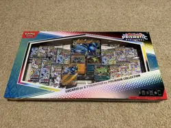 Pokemon TCG Prismatic Evolutions Lucario EX and Tyranitar EX Premium Collection - Image 1