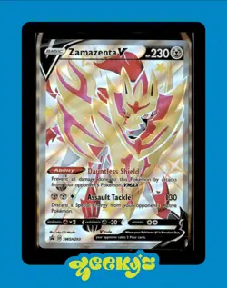 Pokemon Sword & Shield Promo Zamazenta V (Shiny) #SWSH293 - Image 1