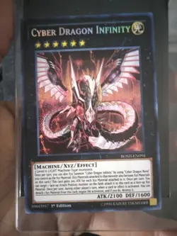 1996 Cyber Dragon Infinity Yu-Gi-Oh BOSH-EN094 Secret Rare 1st Edition NM/MINT - Image 2