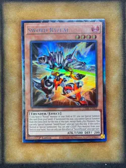 Yugioh Sword Ryzeal CRBR-EN001 Collector Rare 1st Ed NM - Image 1