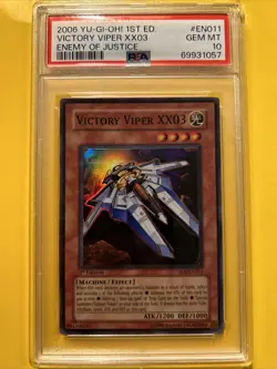 YuGiOh VICTORY VIPER XX03 #EOJ-EN011🔥PSA 10 GEM MT🔥1st EDITION-2006 SUPER RARE - Image 1