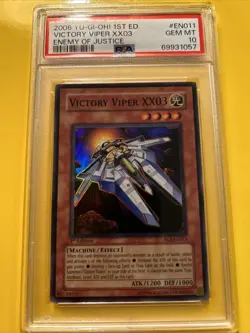 YuGiOh VICTORY VIPER XX03 #EOJ-EN011🔥PSA 10 GEM MT🔥1st EDITION-2006 SUPER RARE - Image 2