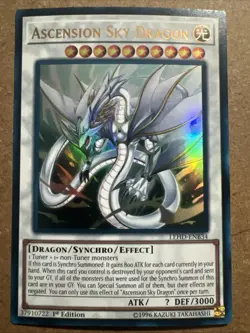 Yu-Gi-Oh Legendary Hero Decks - Ascension Sky Dragon LEHD-ENB34 - 1st Edition - Image 1