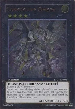 *** CONSTELLAR OMEGA *** 1ST EDITION ULTIMATE RARE LTGY-EN091 YUGIOH! - Image 1